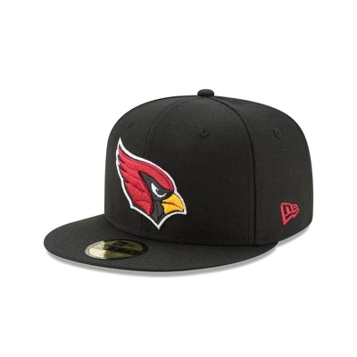 Black Arizona Cardinals Hat - New Era NFL Basic 59FIFTY Fitted Caps USA8167542